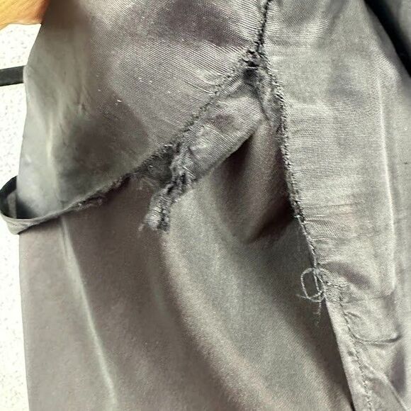 VTG Jessica McClintock Deep Brown Black Velvet Dress Mermaid Hem Romantic Gown - Picture 9 of 11